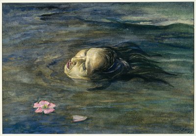 Die seltsame Sache, die der kleine Kiosai im Fluss sah von John La Farge or Lafarge