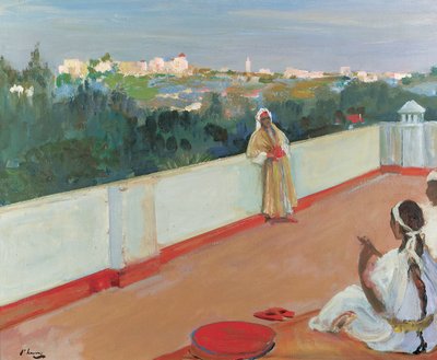 Abend auf dem Hausdach, Tanger von John Lavery