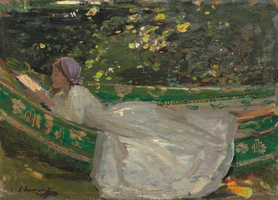 Die Grüne Hängematte, um 1905 von John Lavery