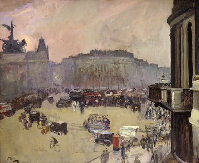 Die Wintersonne, Hyde Park Corner von John Lavery