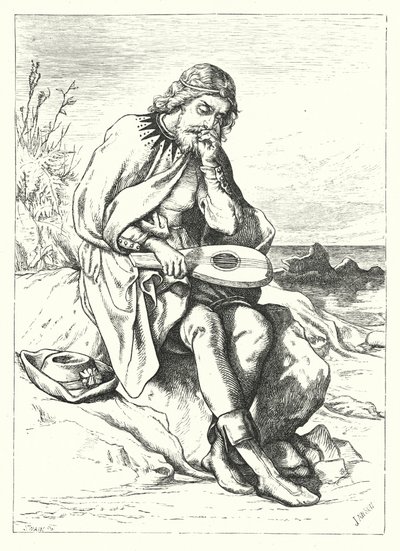 Nordische Kampflied (Gravur) von John Lawson