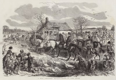 Ein echtes Weihnachtsfest von John Leech