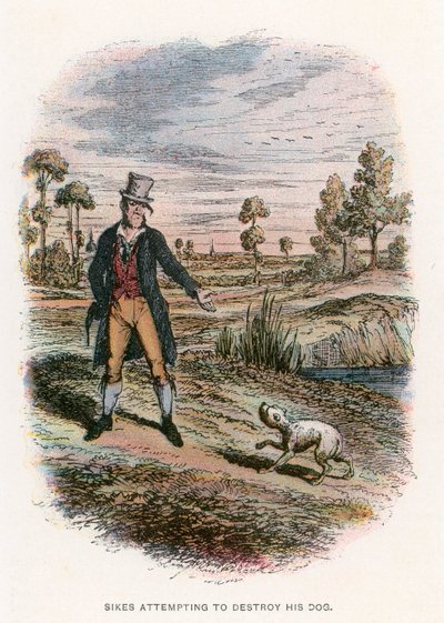 Illustration für Oliver Twist von John Leech