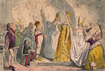Die Hochzeit von Heinrich VI. und Margarete von Anjou, 1850 von John Leech