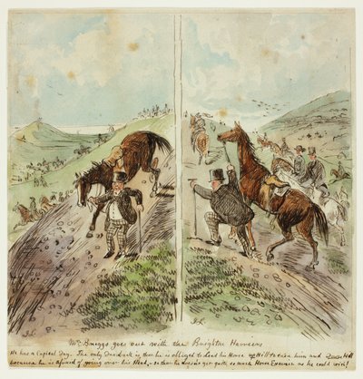 Mr. Briggs geht mit den Brighton Harriers aus von John Leech