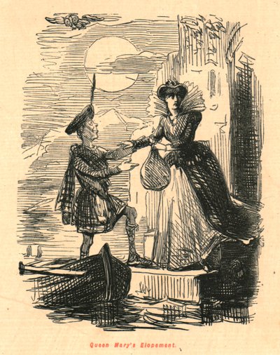 Die Flucht von Königin Mary, 1897 von John Leech