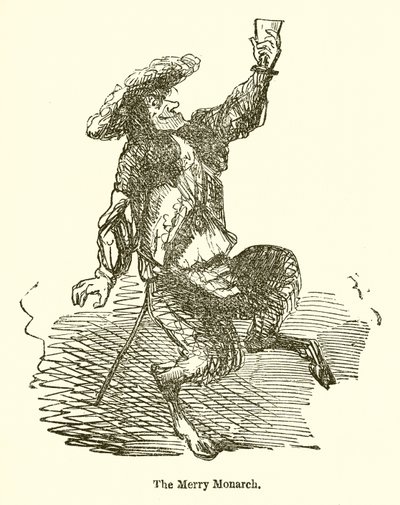 Der fröhliche Monarch von John Leech