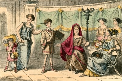Die Mutter der Gracchi von John Leech