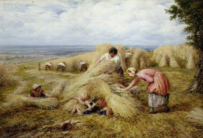 Die Erntewiege: Mittag von John Linnell