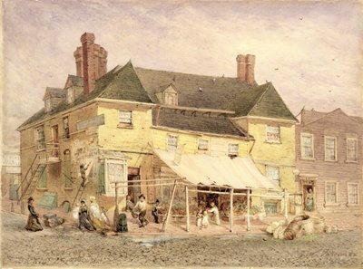 William Penns Herrenhaus, South Second Street, Philadelphia von John Mackie Falconer