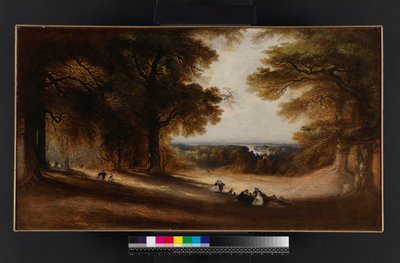 Landschaft: Blick in den Richmond Park, 1850 von John Martin