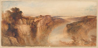 Blick auf den Fluss Wye, in Richtung Chepstow von John Martin