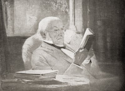 William Ewart Gladstone (1809-98) im Alter, Illustration aus 