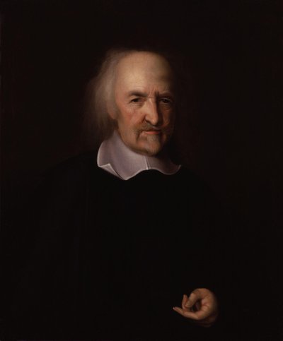 Porträt von Thomas Hobbes, 1669-70 von John Michael Wright