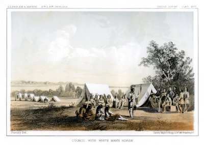 Rat mit White Mans Horse, 1856 von John Mix Stanley