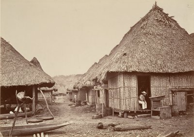 Tropische Szenerie, Straße, Chipigana, 1871 von John Moran