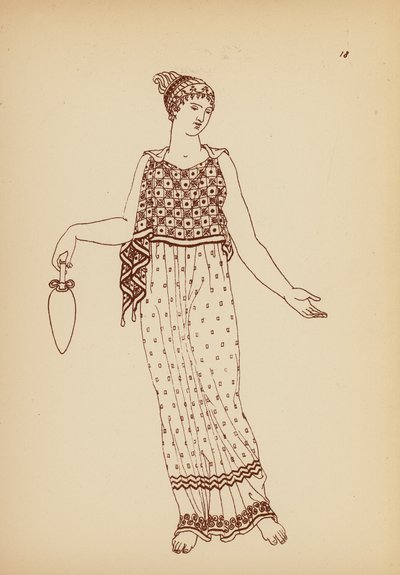 Antikes griechisches Frauenkostüm von John Moyr Smith