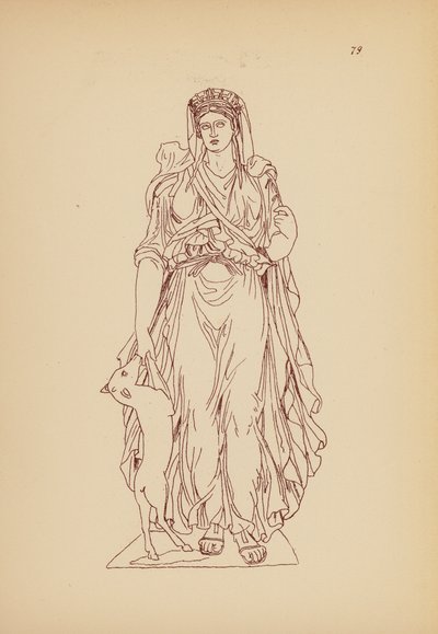 Antikes griechisches Frauenkostüm von John Moyr Smith