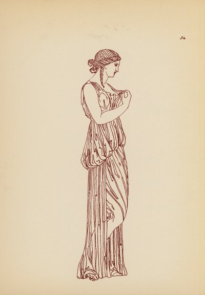 Antikes griechisches Frauenkostüm von John Moyr Smith
