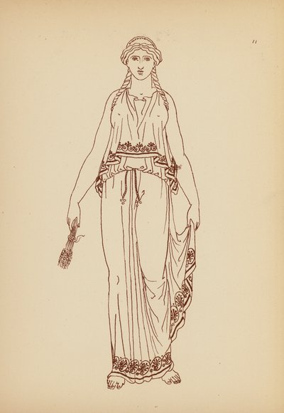Antikes griechisches Frauenkostüm von John Moyr Smith