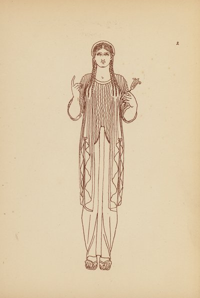 Antikes griechisches Frauenkostüm von John Moyr Smith