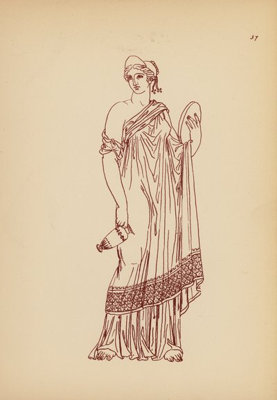 Antikes griechisches Frauenkostüm von John Moyr Smith