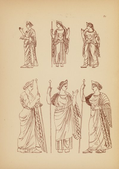 Antikes griechisches Frauenkostüm von John Moyr Smith