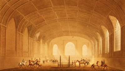 Das Reithaus aus Ansichten des Royal Pavilion, Brighton von John Nash von John Nash