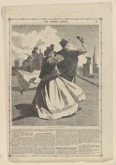 Betrachtung der Sonnenfinsternis, S. 37 aus Frank Leslie
