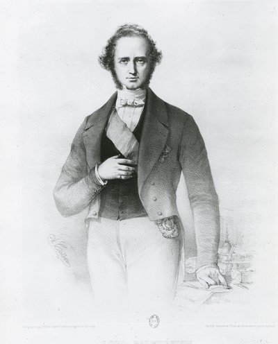 Porträt von Henry John Temple (1784-1865) Lord Palmerston, graviert von Collette von John Partridge