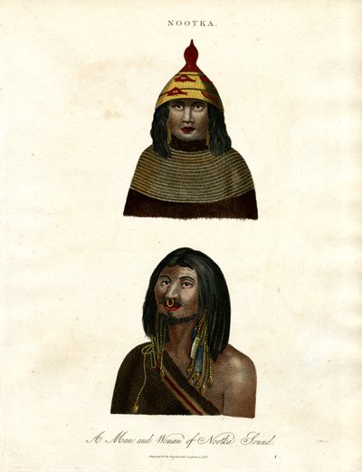 Ein Mann und eine Frau aus Nootka Sound von John Pass
