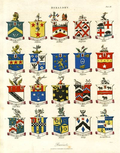 Wappen britischer Barone;Tafel XC von John Pass