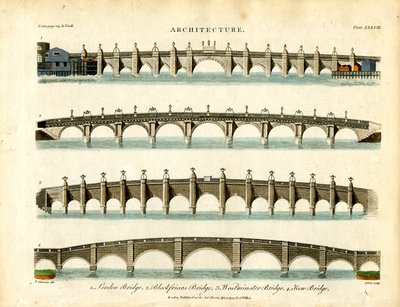 Historische Londoner Brücken von John Pass
