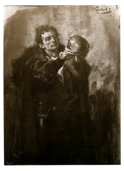 Forbes-Robertson als Hamlet von John Percival Gulich