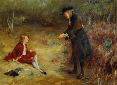 John Pettie - Eine Predigt am Straßenrand von John Pettie