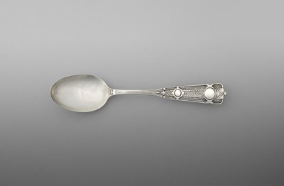Teelöffel (einer von einem Paar), ca. 1860-90 (Silber) von John R. Wendt