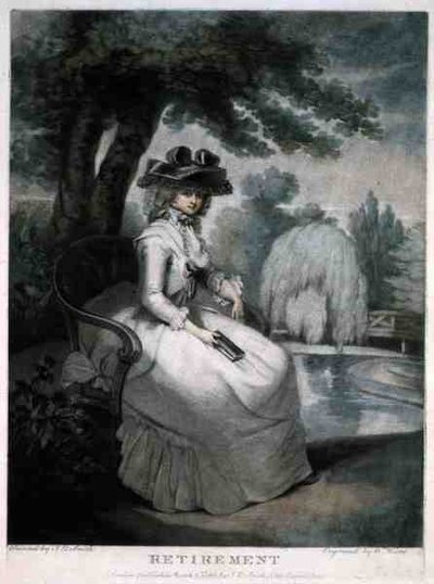 Ruhestand (gestochen von William Ward) von John Raphael (after) Smith