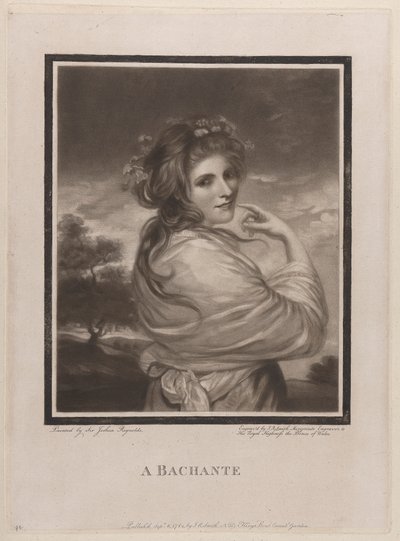 Eine Bacchantin (Emma Hart, später Lady Hamilton) von John Raphael Smith