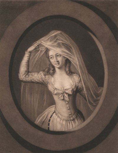 Miss Brown in der Rolle der Clara von John Raphael Smith