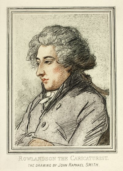 Porträt von Thomas Rowlandson, aus Reproduktionen von Zeichnungen alter Meister im British Museum von John Raphael Smith