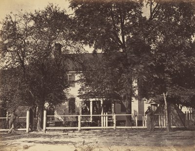 Aiken House, an der Weldon Railroad, Virginia, Februar 1865 von John Reekie