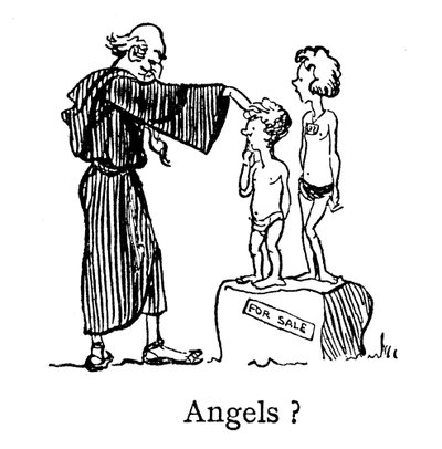 Engel, Papst Gregor, Non Angli, Sed Angeli (nicht Engel, sondern Angeln) von John Reynolds