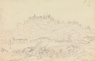 Kloster Monte Olivetto bei Florenz von John Robert Cozens