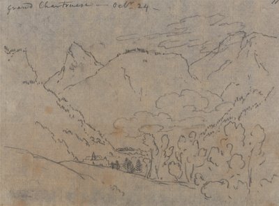 Grande Chartreuse, 24. Oktober von John Robert Cozens