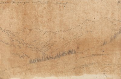In der Nähe von Sherzing, Tirol, 7. Juni von John Robert Cozens