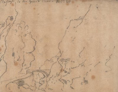 Durchgang zur Grande Chartreuse von John Robert Cozens