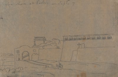 Meeresküste bei Portici, 7. September von John Robert Cozens
