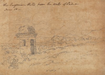 Die Euganeischen Hügel von John Robert Cozens