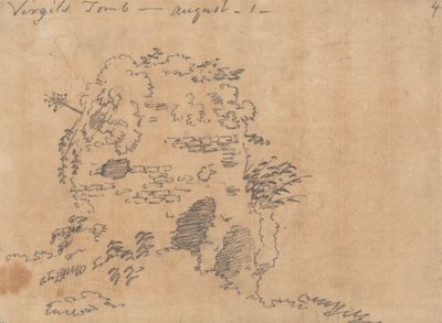 Virgils Grab, 1. August von John Robert Cozens