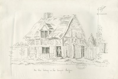 Stafford - Altes Cottage im Foregate von John Robert Fernyhough